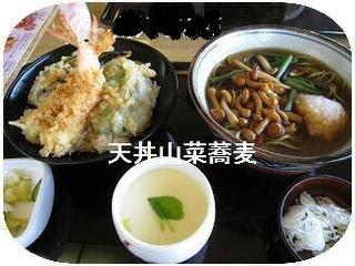 天丼山菜蕎麦