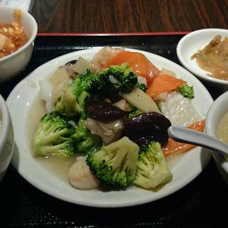 海鮮ブロッコリー定食