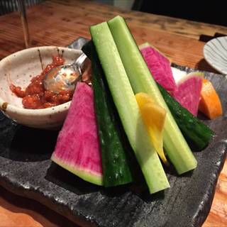 もろ味噌で食べる生野菜